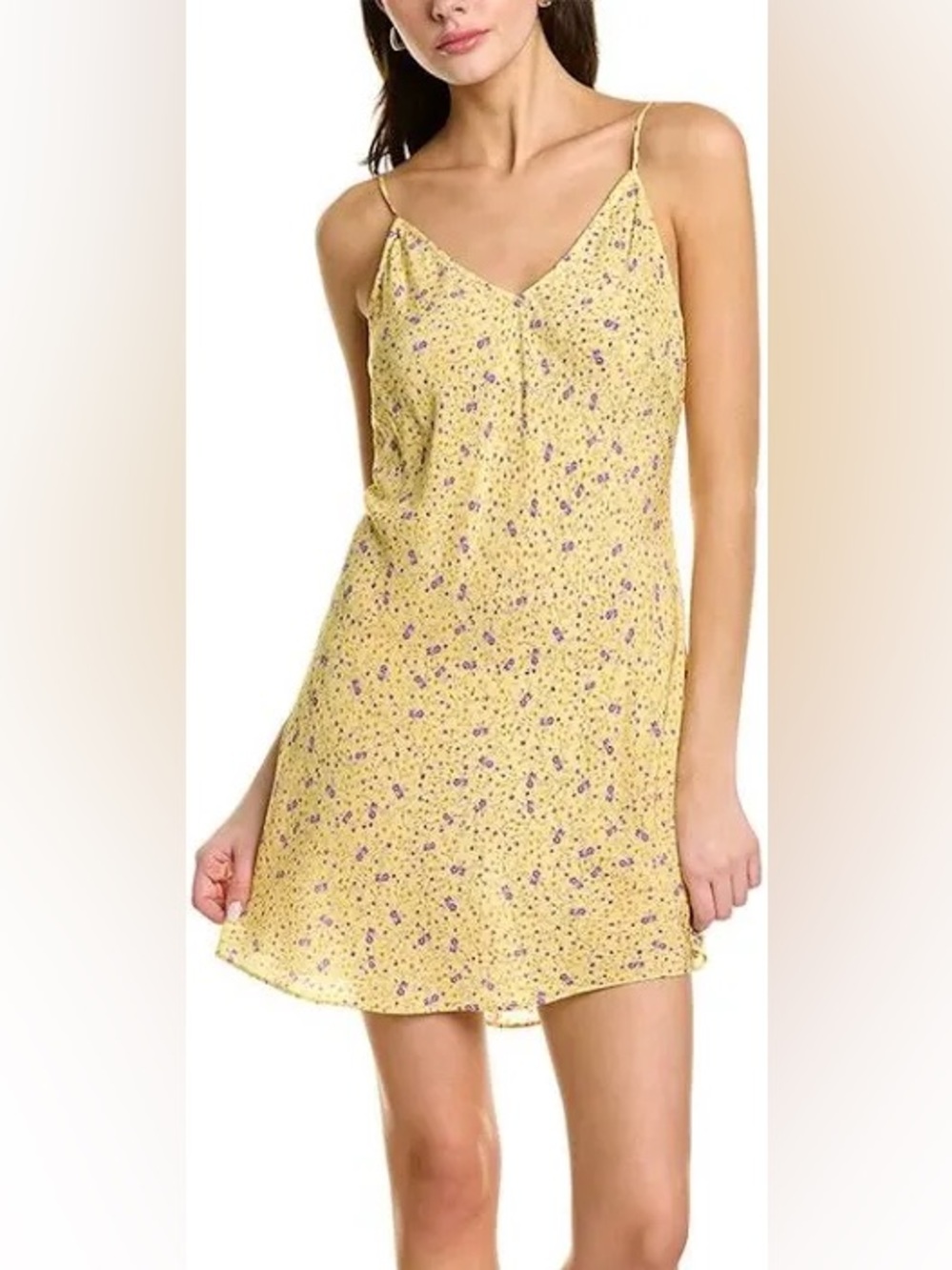 Favorite Daughter The Drew Yellow Floral Mini Dress - Picture 2 of 2